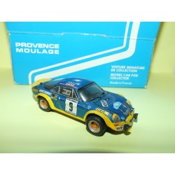 RENAULT ALPINE A110 RALLYE DES CEVENNES 1972 THERIER PROVENCE MOULAGE 1:43 imperfection