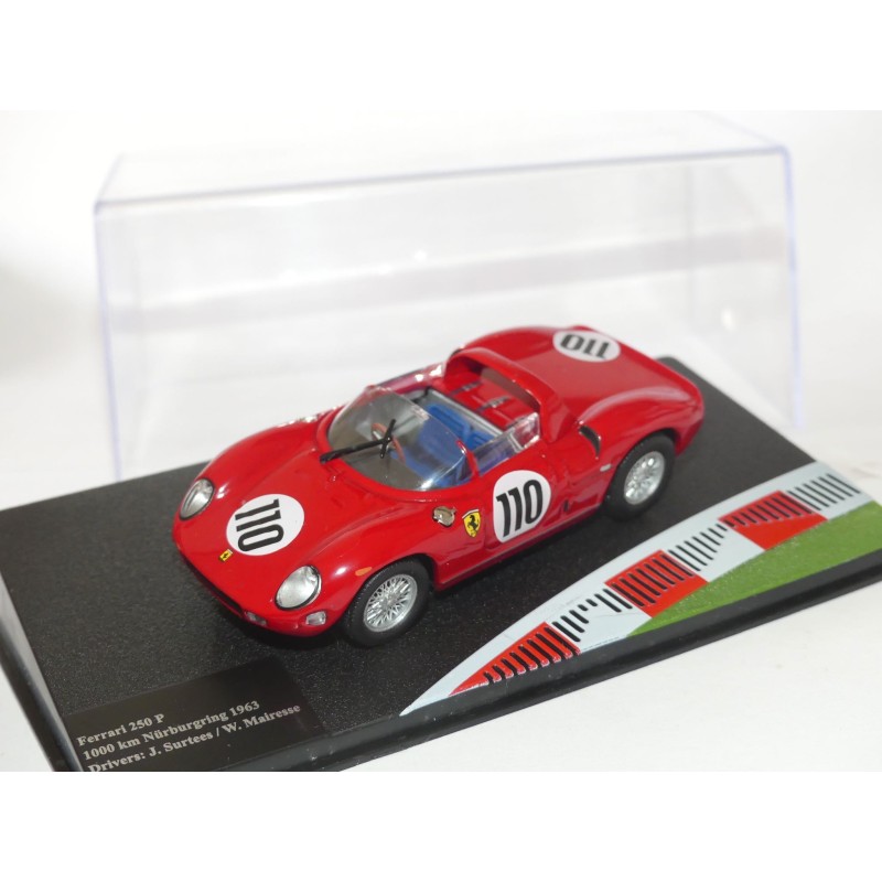 FERRARI 250 P N°110 1000 Km NURBURGRING 1963 IXO PRESSE 1:43
