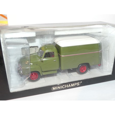 OPEL BLITZ 1,75 T KOFFERWAGEN Vert MINICHAMPS 1:43