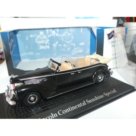 LINCOLN CONTINENTAL SUNSHINE SPECIAL 1945 PRESIDENTIELLE ATLAS 1:43 Chef d'Ã©tat