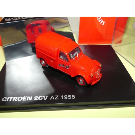 CITROEN 2CV AZU 1955 POMPIERS ALLO 18 NOREV 1:43