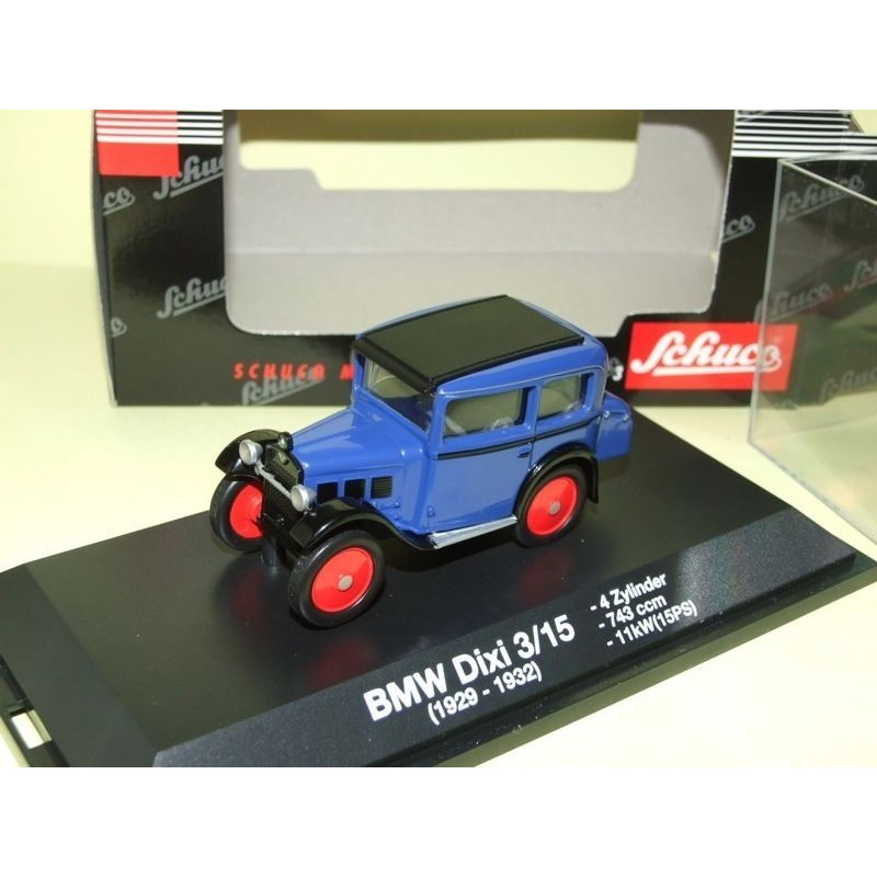 BMW DIXI 3/15 1929-1932 Bleu SCHUCO 1:43