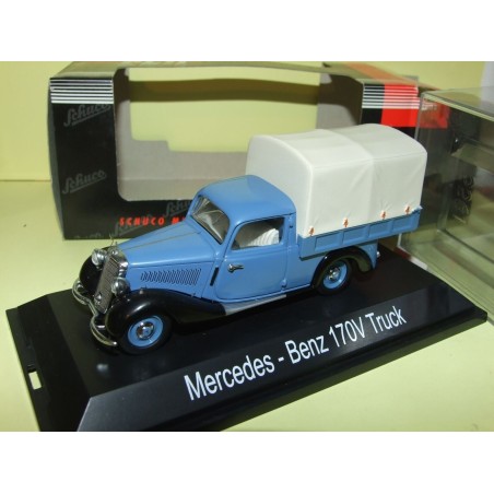 MERCEDES 170V PICK UP BACHée Bleu SCHUCO 1:43