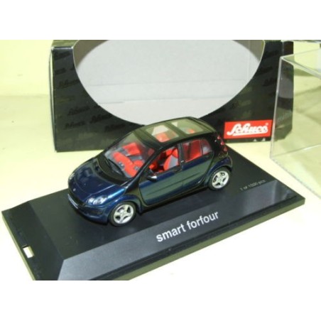 SMART FORFOUR Bleu et Noir SCHUCO 1:43