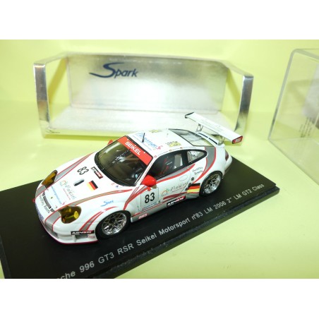 PORSCHE 996 GT3 RSR NÂ°83 LE MANS 2006 SPARK S0971 1:43 ArrivÃ©e 16Ã¨me