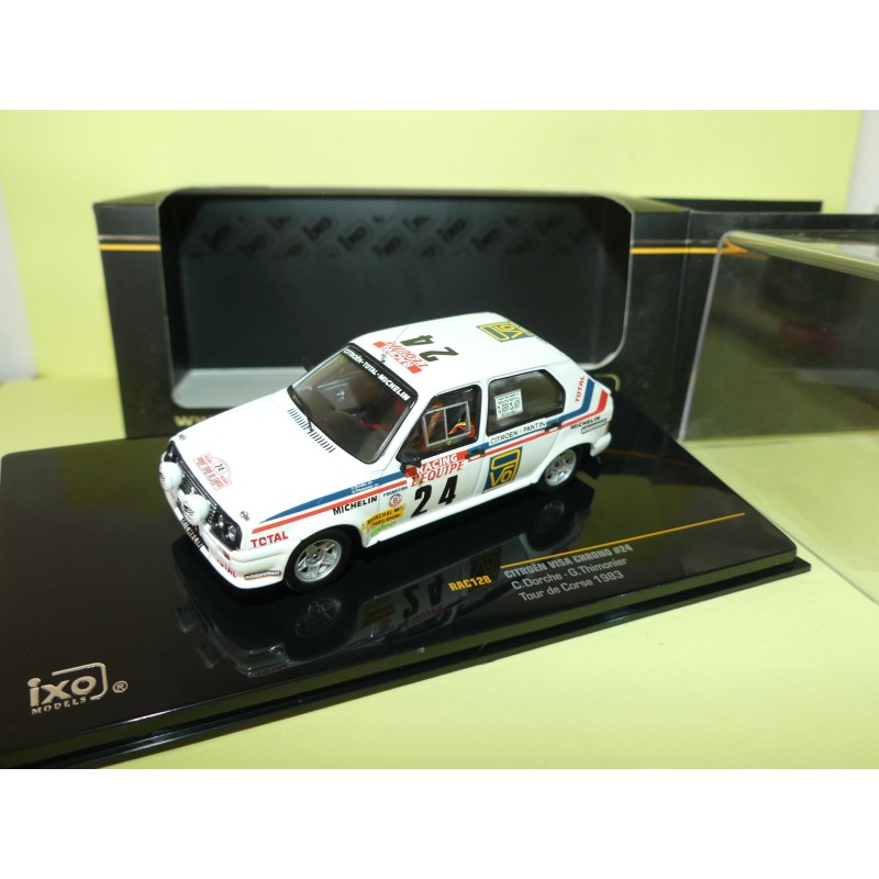 CITROEN VISA RALLYE TOUR DE CORSE1983 DORCHE IXO RAC128 1:43 Abd