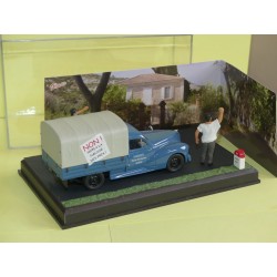PEUGEOT 203 PICK UP La Manifestation ALTAYA N7 Route Bleu 1:43