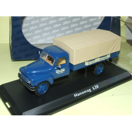 HANOMAG L28 CAMION PLATEAU BACHÃ‰ DACHSER EXPEDITION SCHUCO 1:43