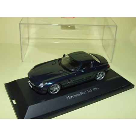 MERCEDES SLS AMG Bleu SCHUCO 1:43