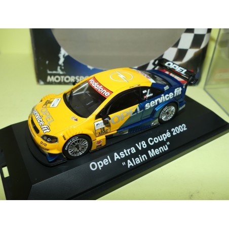 OPEL ASTRA V8 COUPE DTM 2002 A. MENU SCHUCO 1:43