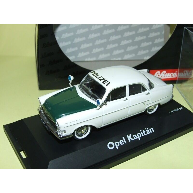 OPEL KAPITAN POLIZEI POLICE ALLEMANDE SCHUCO 1:43