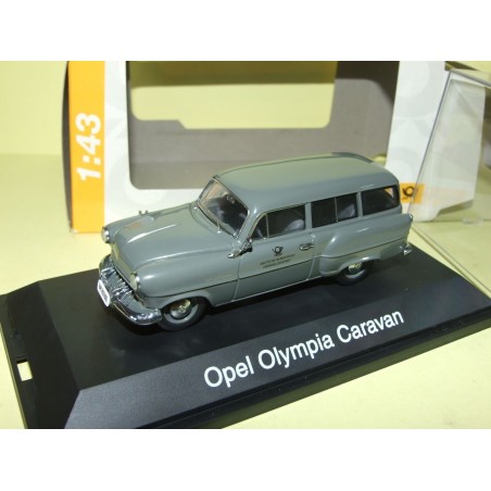 OPEL OLYMPIA CARAVAN DEUTSCHE BUNDESPOST Poste Allemande SCHUCO 1:43