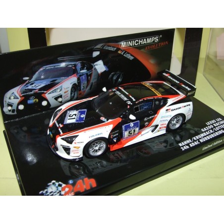LEXUS LFA N°51 24H NURBURGRING 2010 MINICHAMPS 1:43