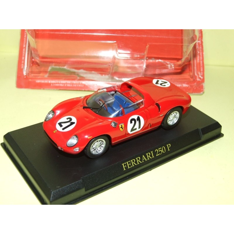 FERRARI 250 P NÂ°21 LE MANS 1963 FABBRI 1:43 sous coque 1er