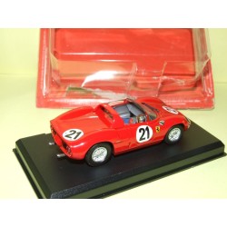 FERRARI 250 P NÂ°21 LE MANS 1963 FABBRI 1:43 sous coque 1er