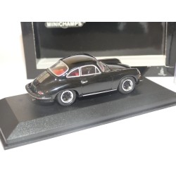 PORSCHE 356 CARRERA 2 1963-64 Noir MINICHAMPS 1:43 roue modifiée