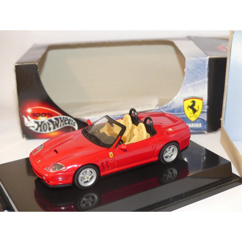 FERRARI 550 BARCHETTA PININFARINA Rouge HOTWHEELS 29620 1:43