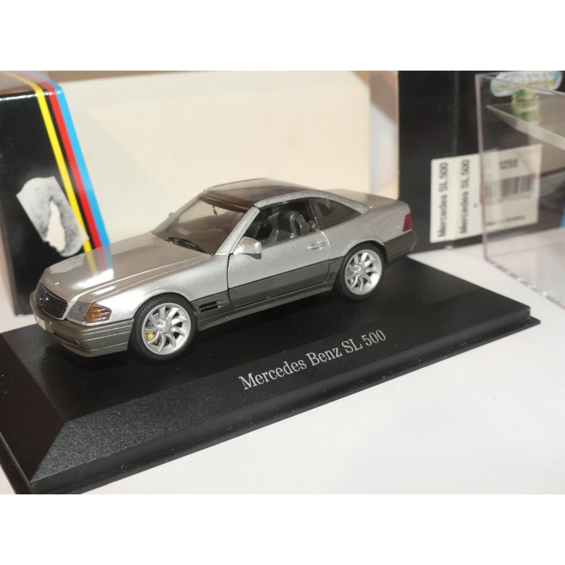 MERCEDES SL 500 Gris SCHABAK 1255 1:43 roues modifiÃ©es