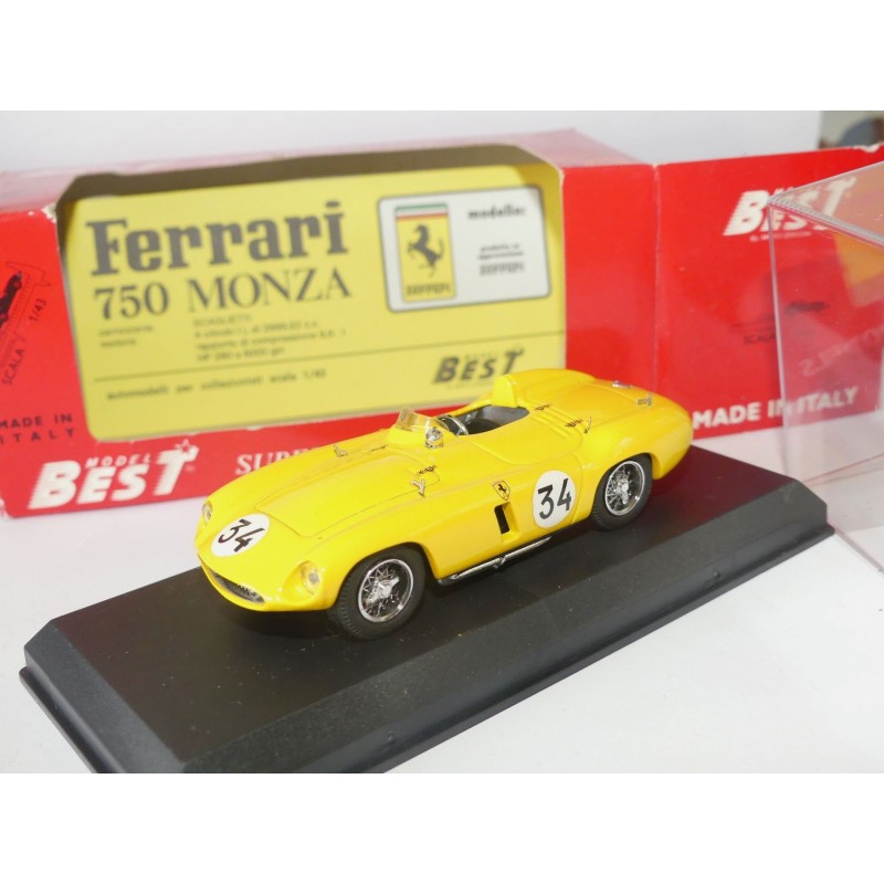 FERRARI 750 MONZA NÂ°34 SPA 1955 BEST 9046 1:43
