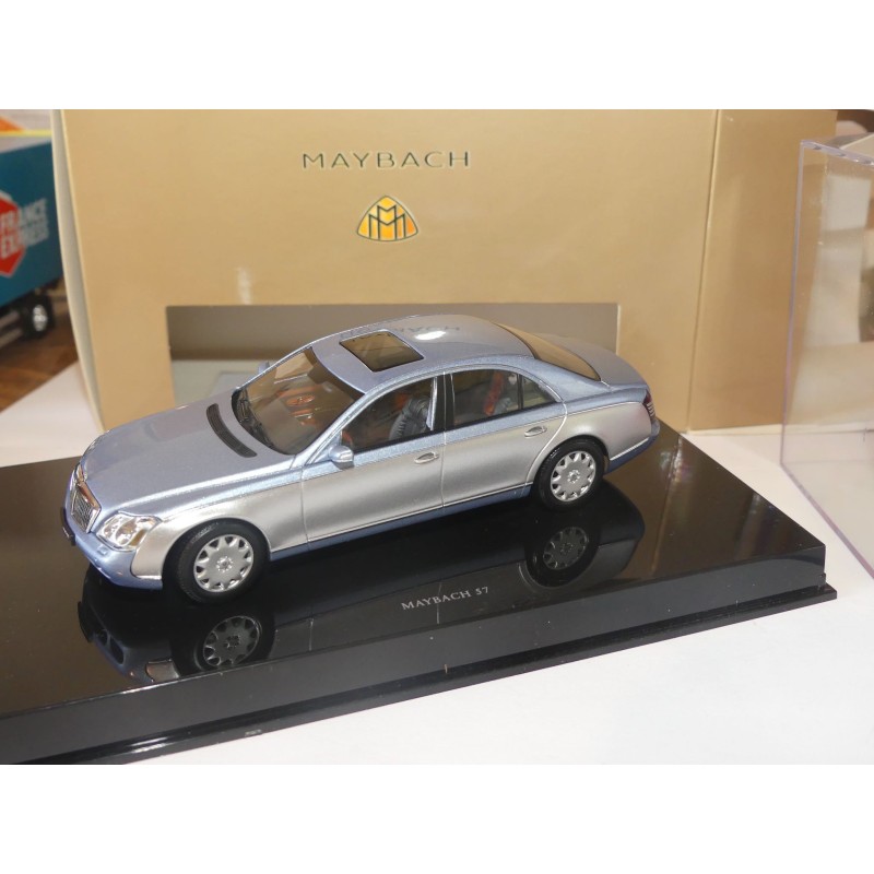 MAYBACH 57 LIMOUSINE Bleu et Gris AUTOART 1:43