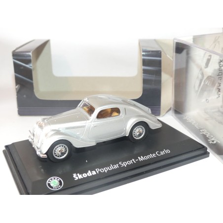 SKODA POPULAR SPORT MONTE CARLO Gris ABREX 1:43