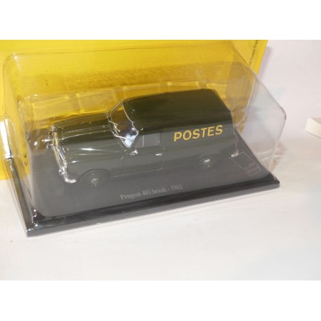 PEUGEOT 403 BREAK 1962 PTT LA POSTE UNIVERSAL HOBBIES  1:43 blister