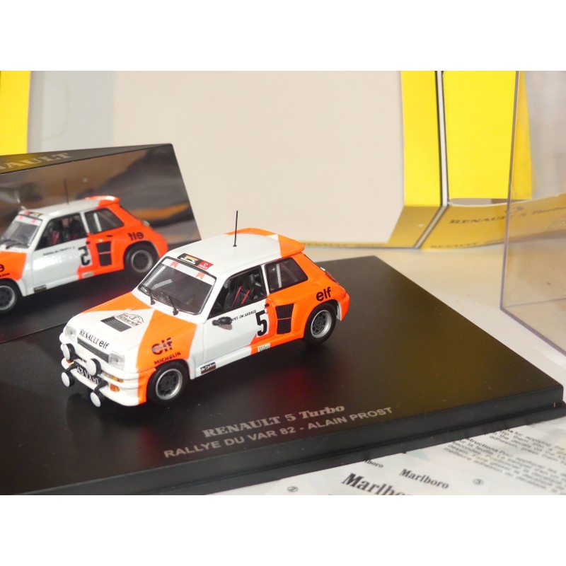 RENAULT 5 TURBO RALLYE DU VAR 1982 A. PROST UNIVERSAL HOBBIES 1:43