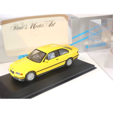 BMW SERIE 3 E36 COUPE Jaune MINICHAMPS 1:43