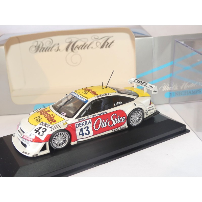 OPEL CALIBRA V6 NÂ°43 DTM 1996 J. LEHTO MINICHAMPS 1:43