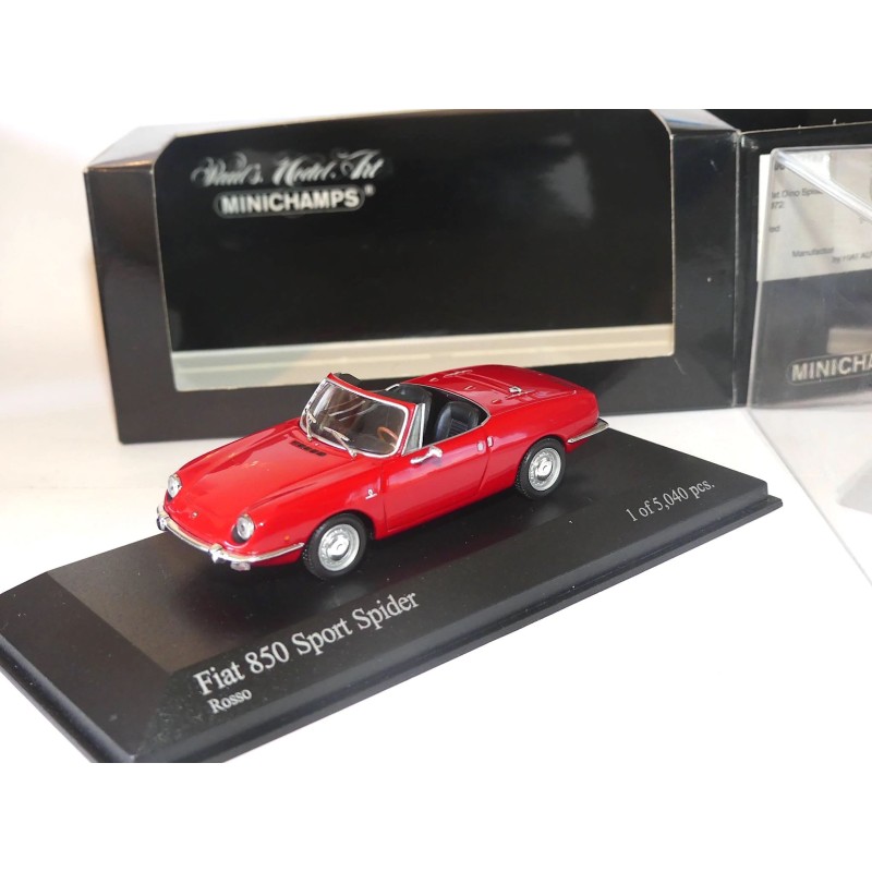ALFA ROMEO 850 SPORT SPIDER 1972 Rouge MINICHAMPS 1:43