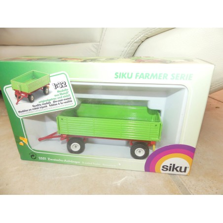TRACTEUR REMORQUE COTE BASCULANTE SIKU 2551 1:32