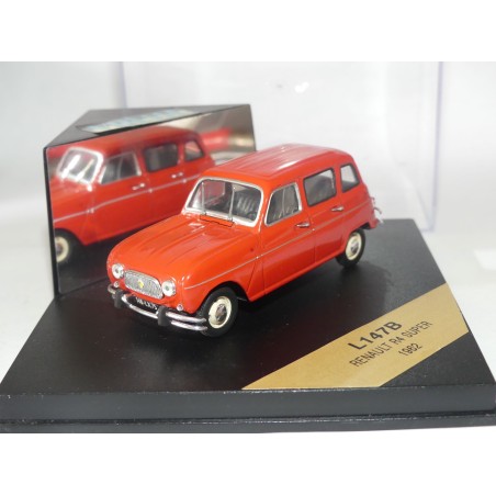 RENAULT 4 SUPER 1962 Rouge Orangé VITESSE L147B 1:43