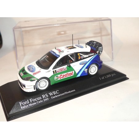 FORD FOCUS WRC N°3 RALLYE MONTE CARLO 2005 GARDEMEISTER MINICHAMPS 1:43