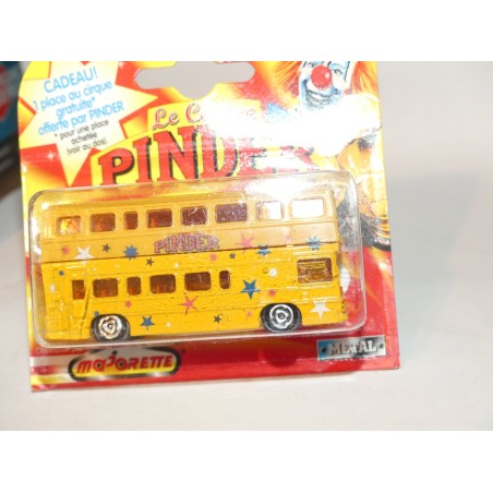 BRITISH BUS CIRQUE PINDER MAJORETTE 1:125