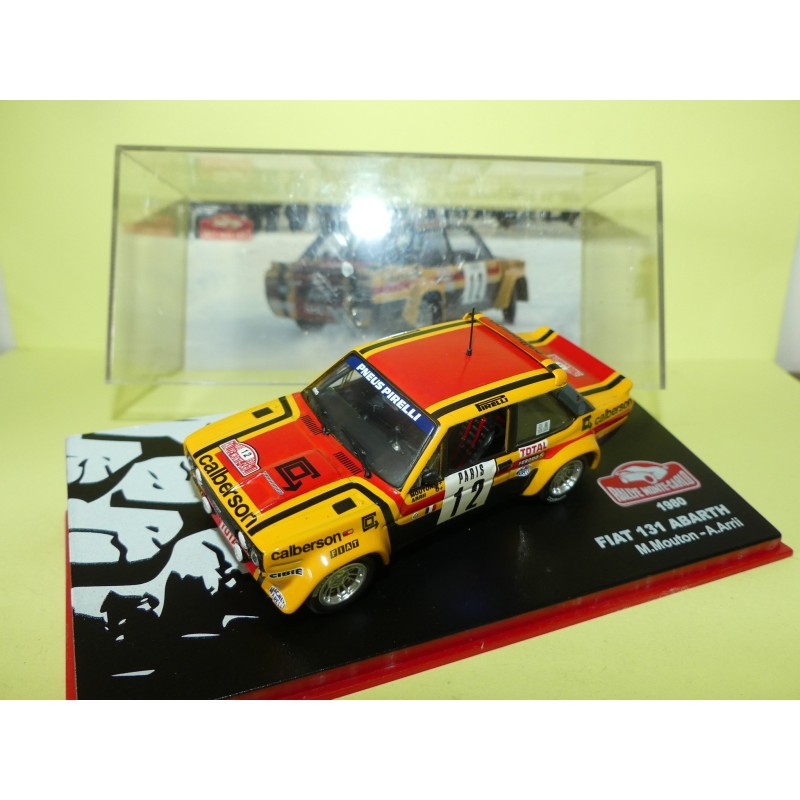 FIAT 131 ABARTH RALLYE MONTE CARLO 1980 M. MOUTON ALTAYA 1:43 7ème