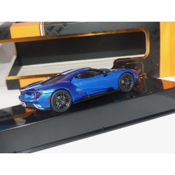 FORD GT 2017 Bleu et Blanc IXO MOC205 1:43