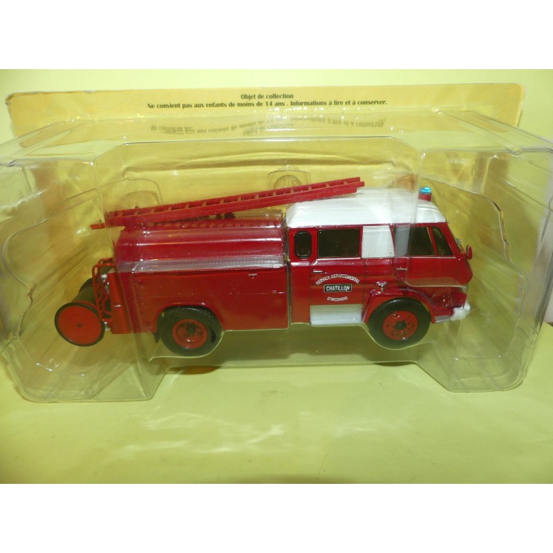 CAMION POMPIERS N°001 CITROEN TYPE PY BELPHEGOR HACHETTE 1:43