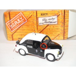 RENAULT 4CV PIE 1947 POLICE NOREV 1:43 boite carton dÃ©faut