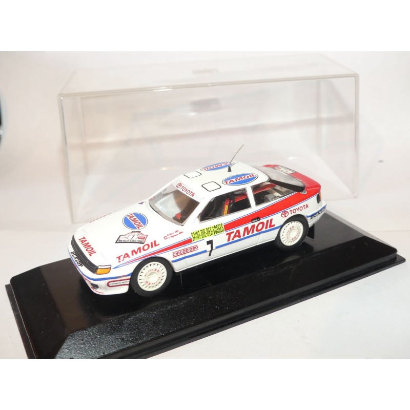 TOYOTA CELICA GT4 NÂ°7 RALLYE ALSACE-VOSGES 1992 BARRI TROFEU 1:43