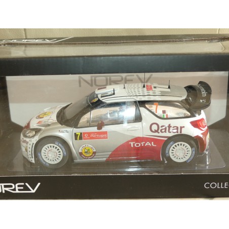 CITROEN DS3 WRC RALLYE DU PORTUGAL 2012 AL-ATTIYAH NOREV 1:18 4Ã¨me