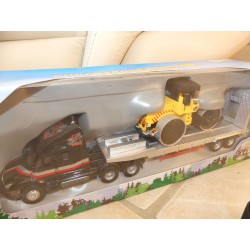 CAMION TRANSPORTEUR D'ENGIN DE CHANTIER MAISTO 1:50 SUPERTRANSPORTEUR