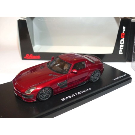 MERCEDES BRABUS 700 BITURBO SLS Rouge SCHUCO PRO.43 1:43