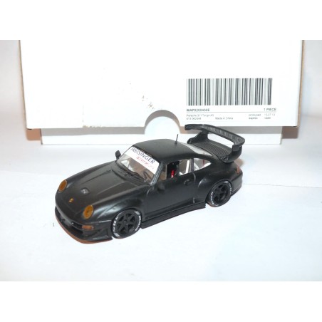 PORSCHE 911 GT2 1995 Noir Mat Modèle Modifié VITESSE 1:43 roues sport