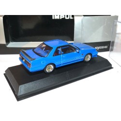 NISSAN SKYLINE GTS-R 1988 TEST CAR Bleu KYOSHO 1:43 modèle modifié