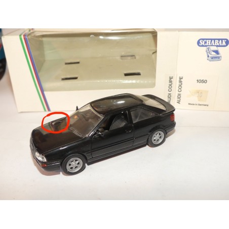 AUDI COUPE Noir SCHABAK 1:43 imperfection