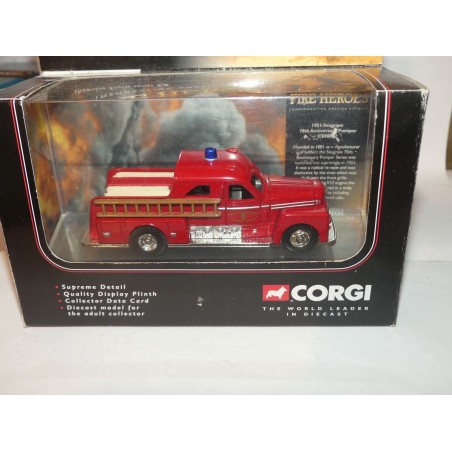 SEAGRAVE SEDAN PUMPER SAN FRANCISCO FIRE HEREOS POMPIERS CORGI CS90012