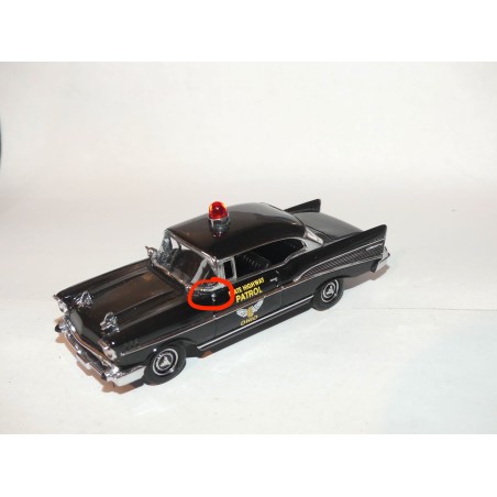 CHEVROLET BEL AIR OHIO HIGHWAY PATROL POLICE 1966 MATCHBOX DYM96666 1:43 imperfection sans boite