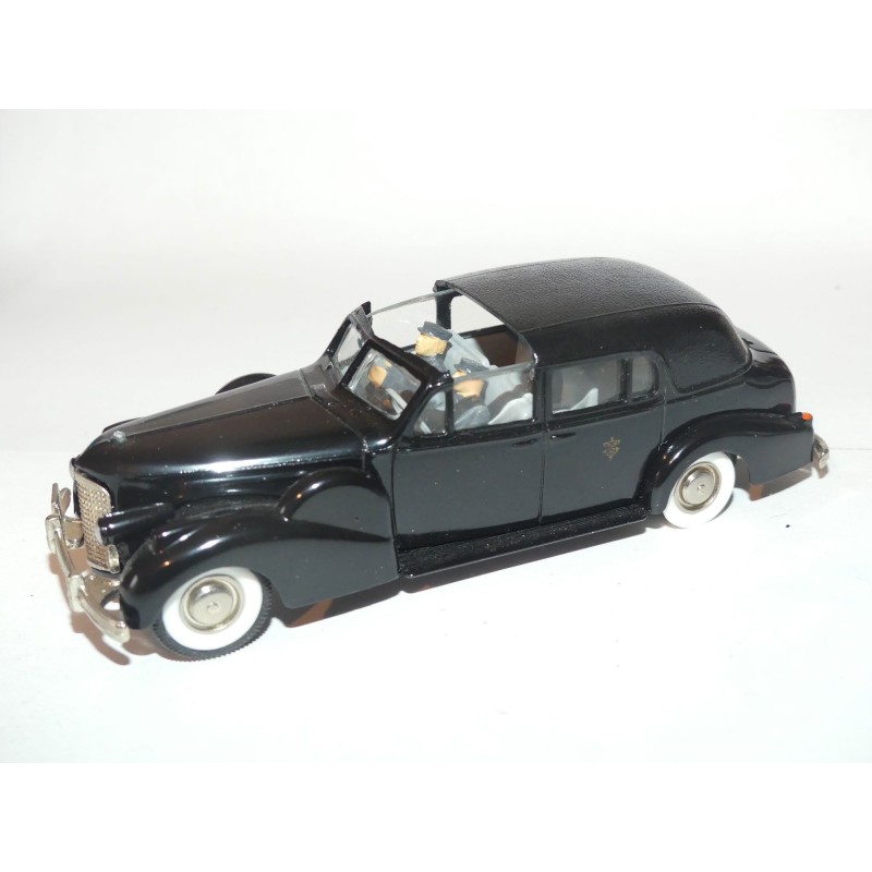CADILLAC V16 1938-40 PAPOMOBILE SAN PIO XII figurines REXSTOYS 1:43 sans boite