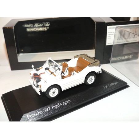 PORSCHE 597 JAGDWAGEN 1954 Blanc MINICHAMPS 1:43
