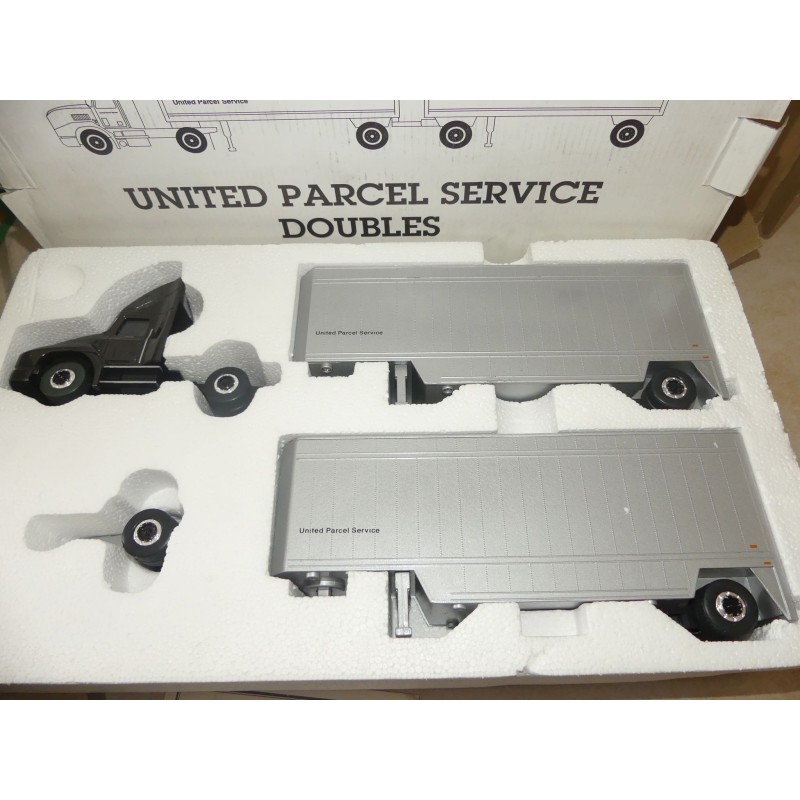 CAMION UP1700 UNITED PARCEL SERVICE UPS DOUBLES HERMANN MARKETING 1:42